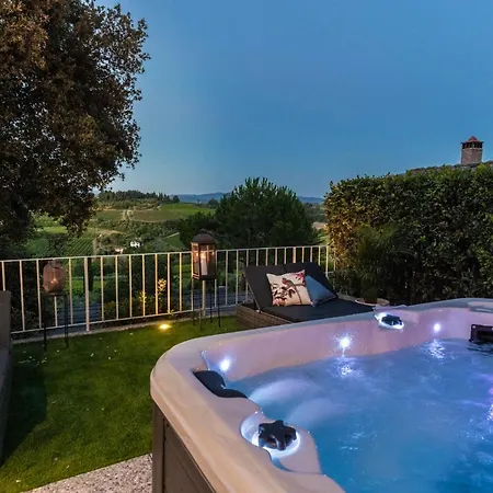 Villa Chianti, Your Secret 4 Bedrooms Retreat With View Over The Vineyards In Marcialla