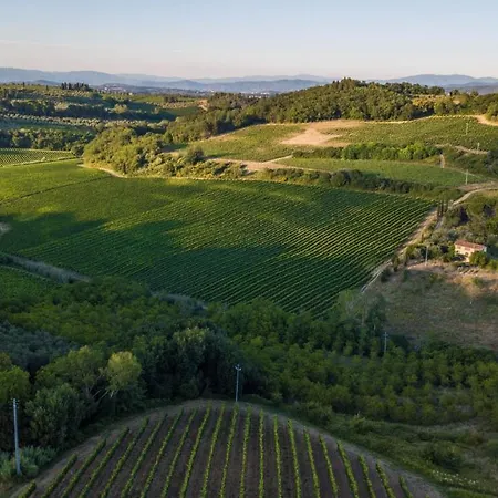 Chianti, Your Secret 4 Bedrooms Retreat With View Over The Vineyards In Villa Marcialla
